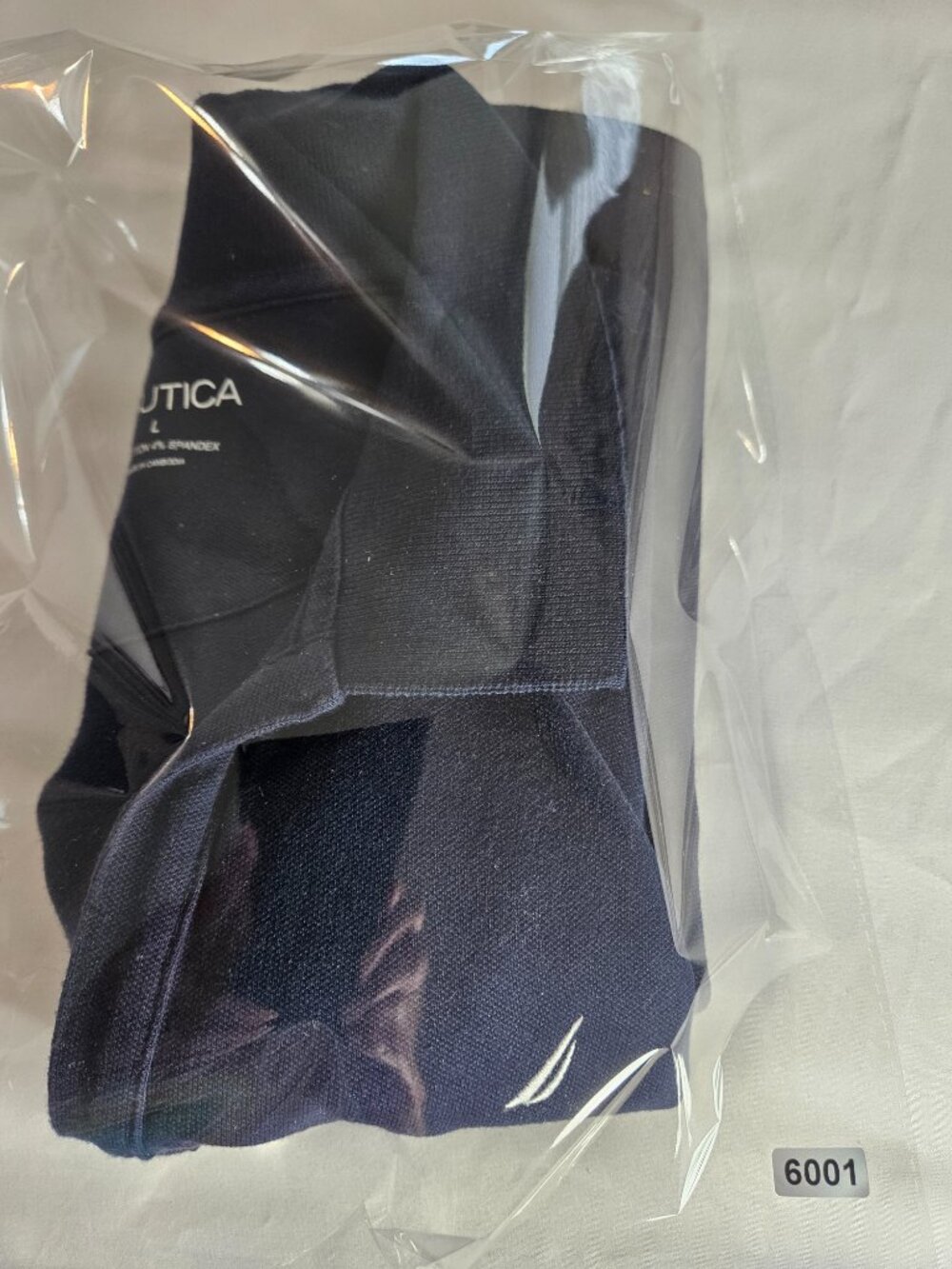 Nautica split neck Polo Dress Navy Blue - Picture 6 of 6